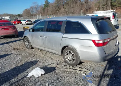 2012 Honda Odyssey Ex-L z USA, uszkodzony, nr VIN 5FNRL5H60CB039777